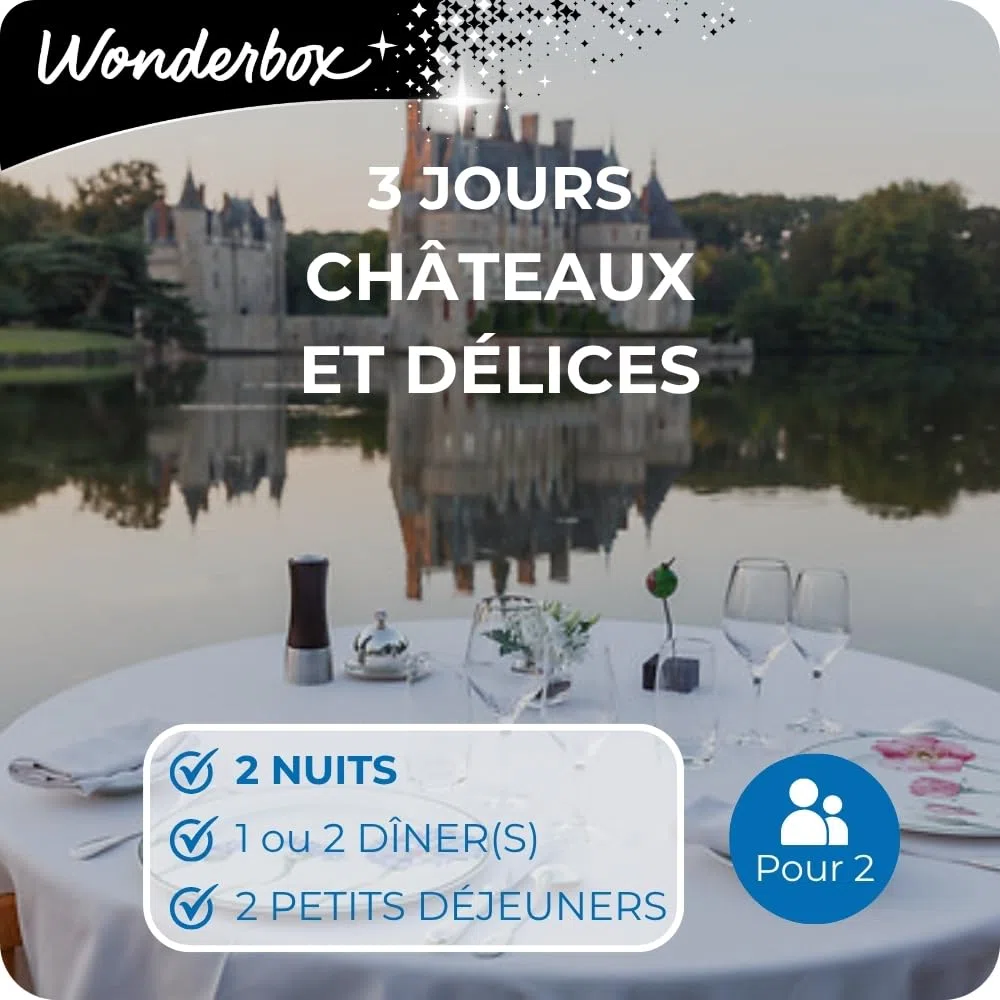 Wonderbox - 3 Jours Châteaux Et Délices - Coffret Cadeau - Idée Cadeau Séjours