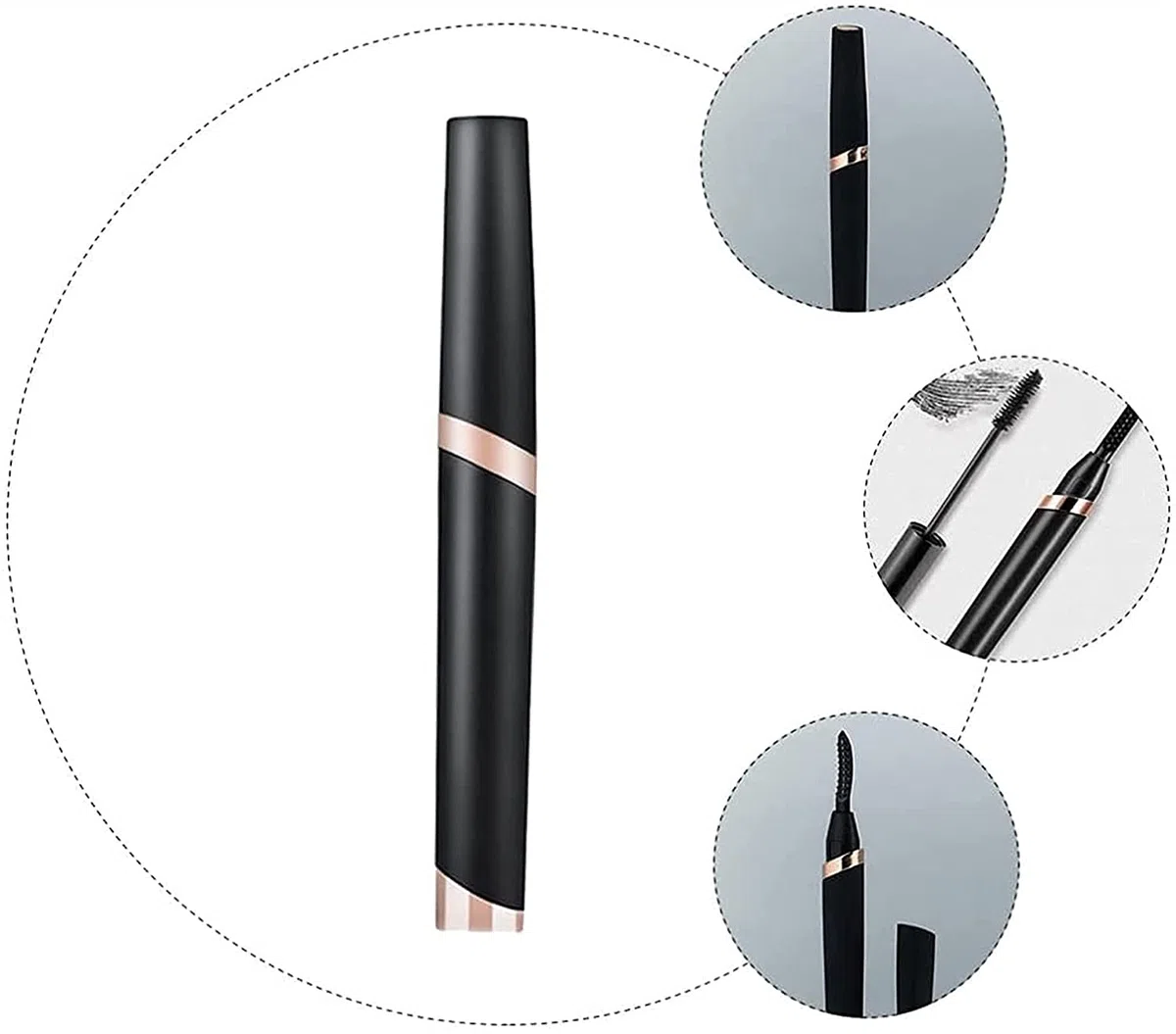 Curler électrique chauffé chauffé USB Couleur Rechargeable Curler Chauffage Rapide Couleur de Cils Naturels Maquillage Durable Durable