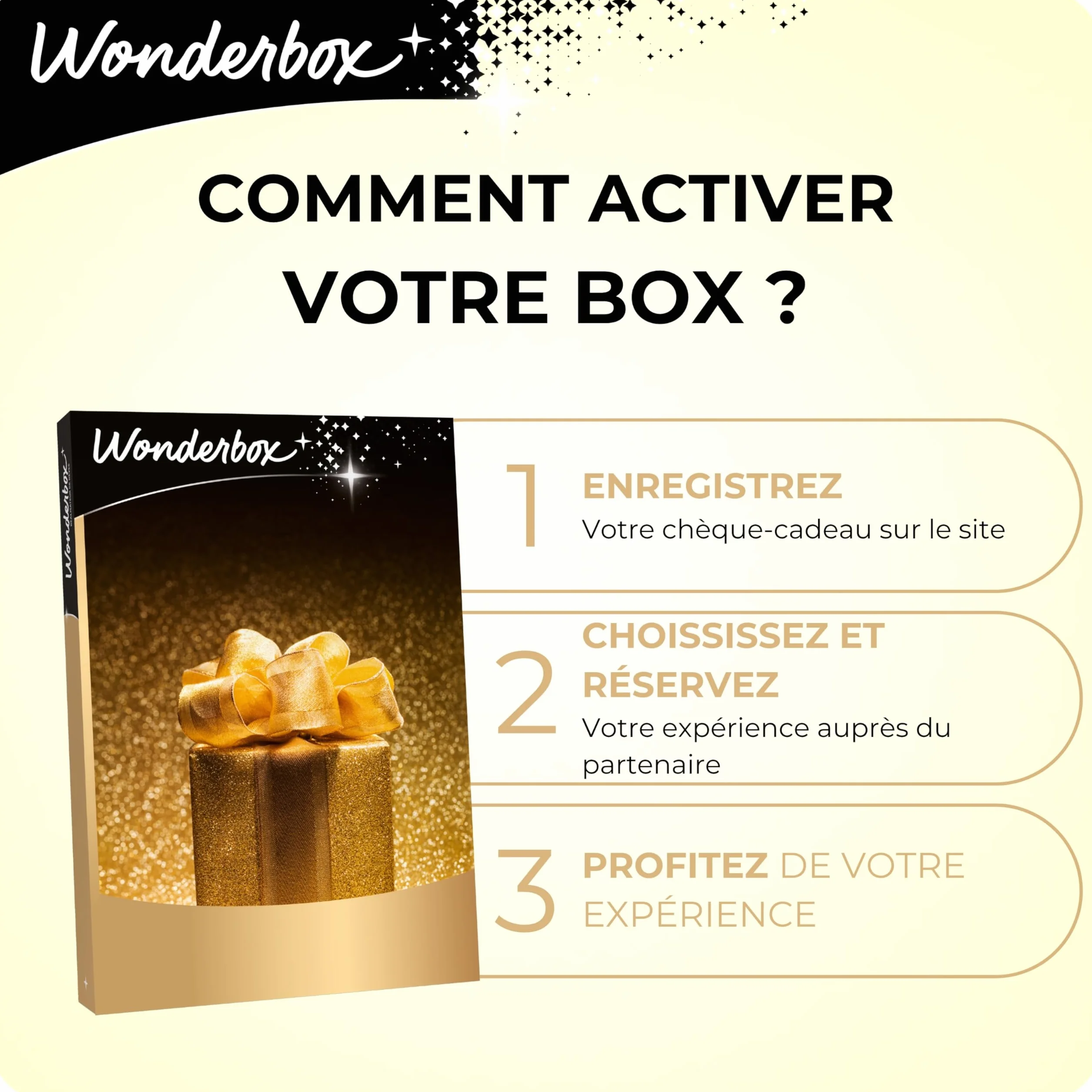 WONDERBOX - Coffret Cadeau - Parenthèse Magique en Duo - Pour 2 pers.