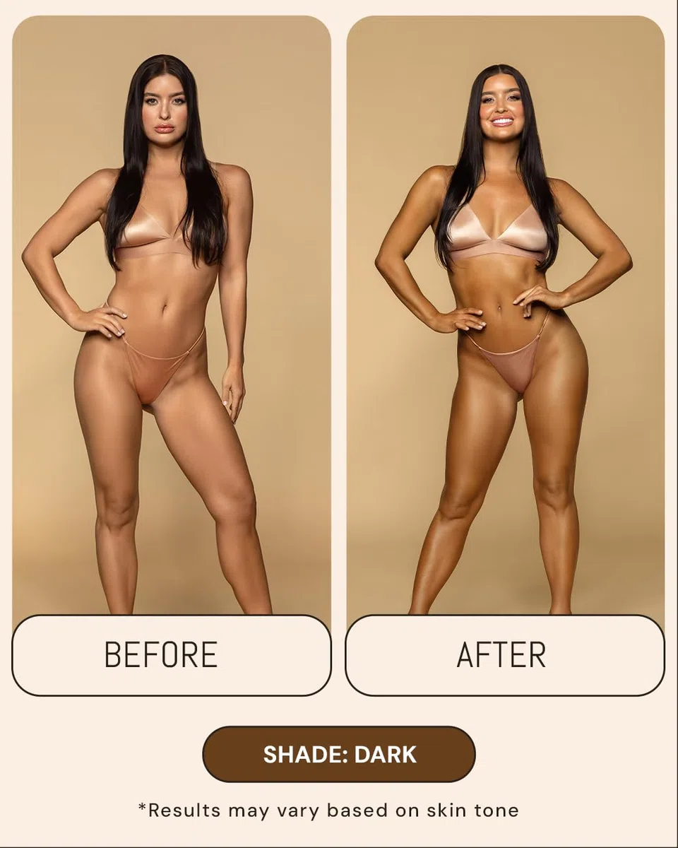 Peta Jane Mousse bronzante foncée | Autobronzant sans soleil, léger, bio, naturel, finition sans traces | Non collante | 200 ml