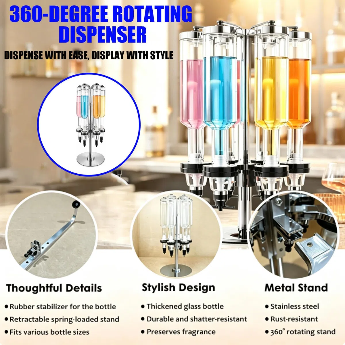 Machine De Remplissage De Liquides à 6 TêTes Avec Outils De Transfert 500ML