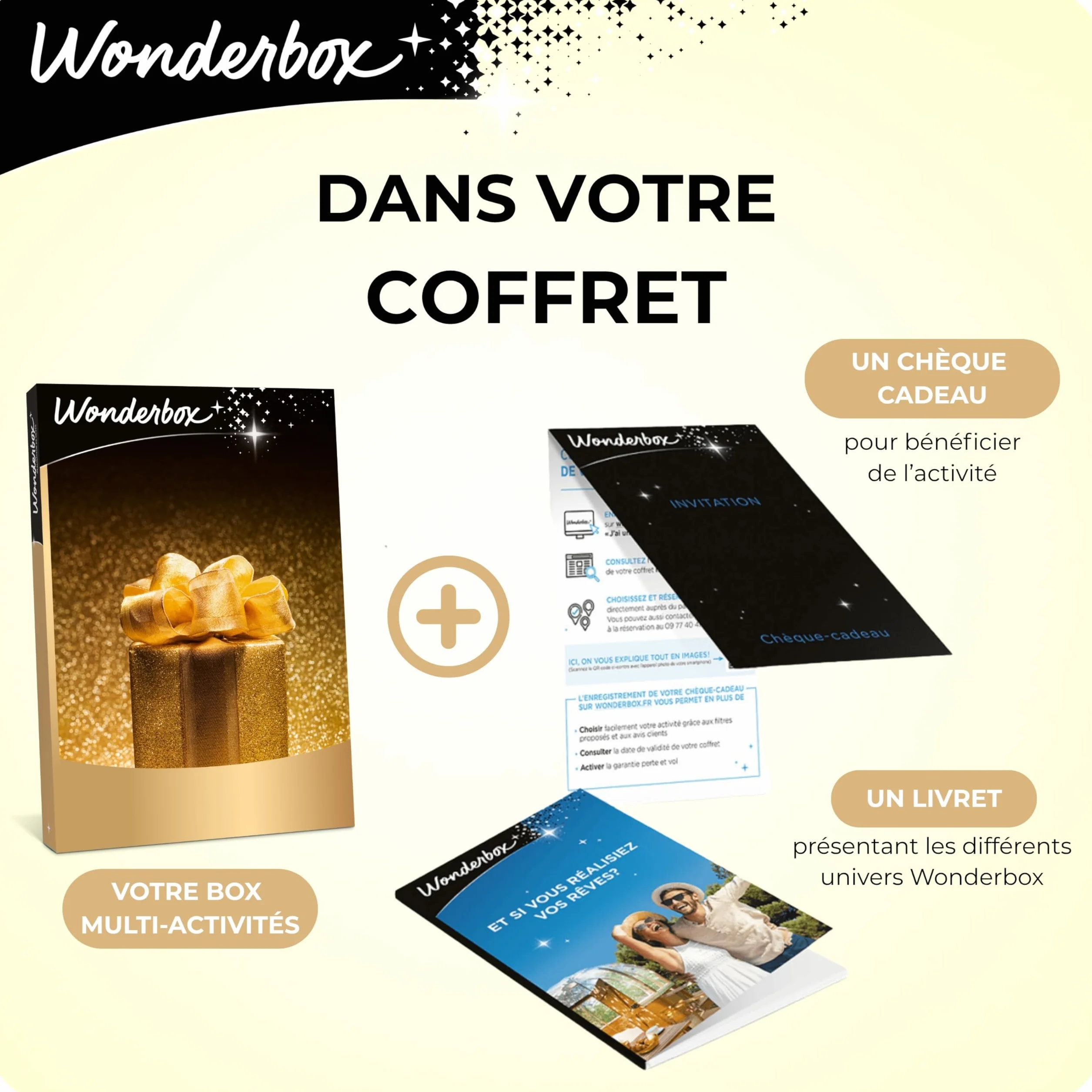 WONDERBOX - Coffret Cadeau - Parenthèse Magique en Duo - Pour 2 pers.