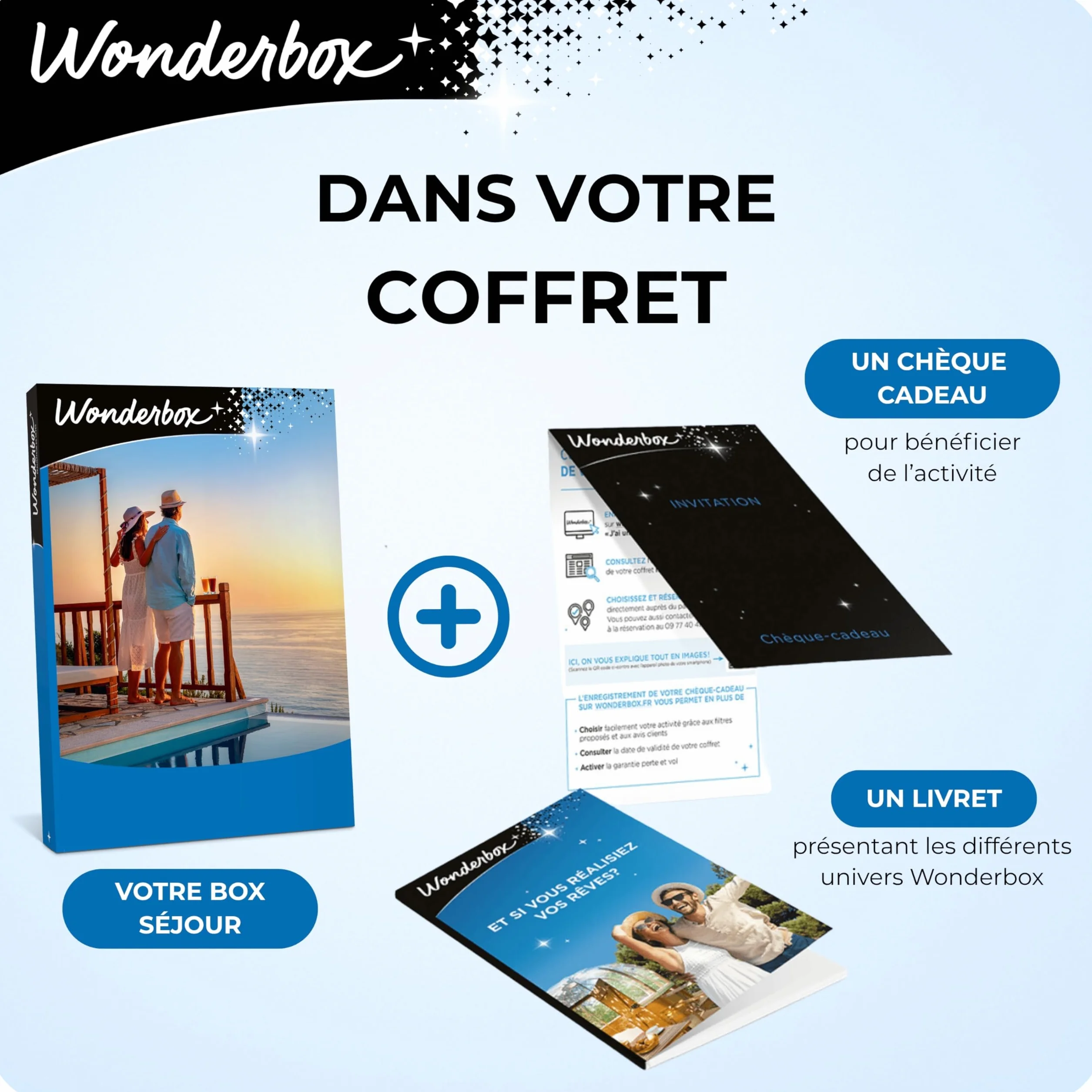 Wonderbox - 3 Jours Châteaux Et Délices - Coffret Cadeau - Idée Cadeau Séjours