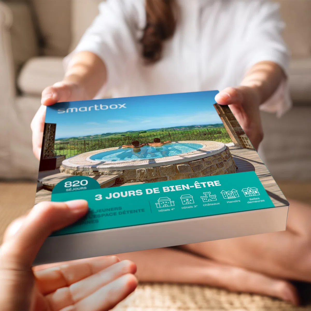 Smartbox - Coffret cadeau Échappée détente 2 ou 3 jours en duo avec accès à l'espace bien-être - Idée cadeau évasion