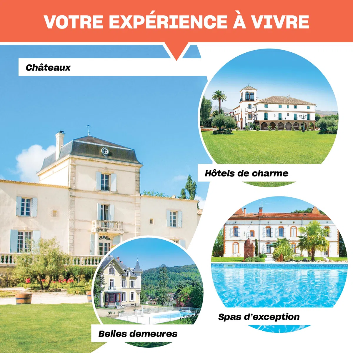 Smartbox - Coffret cadeau Échappée détente 2 ou 3 jours en duo avec accès à l'espace bien-être - Idée cadeau évasion