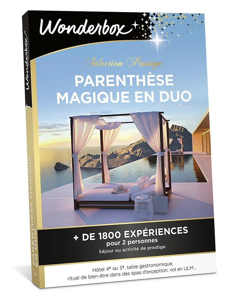 WONDERBOX - Coffret Cadeau - Parenthèse Magique en Duo - Pour 2 pers.