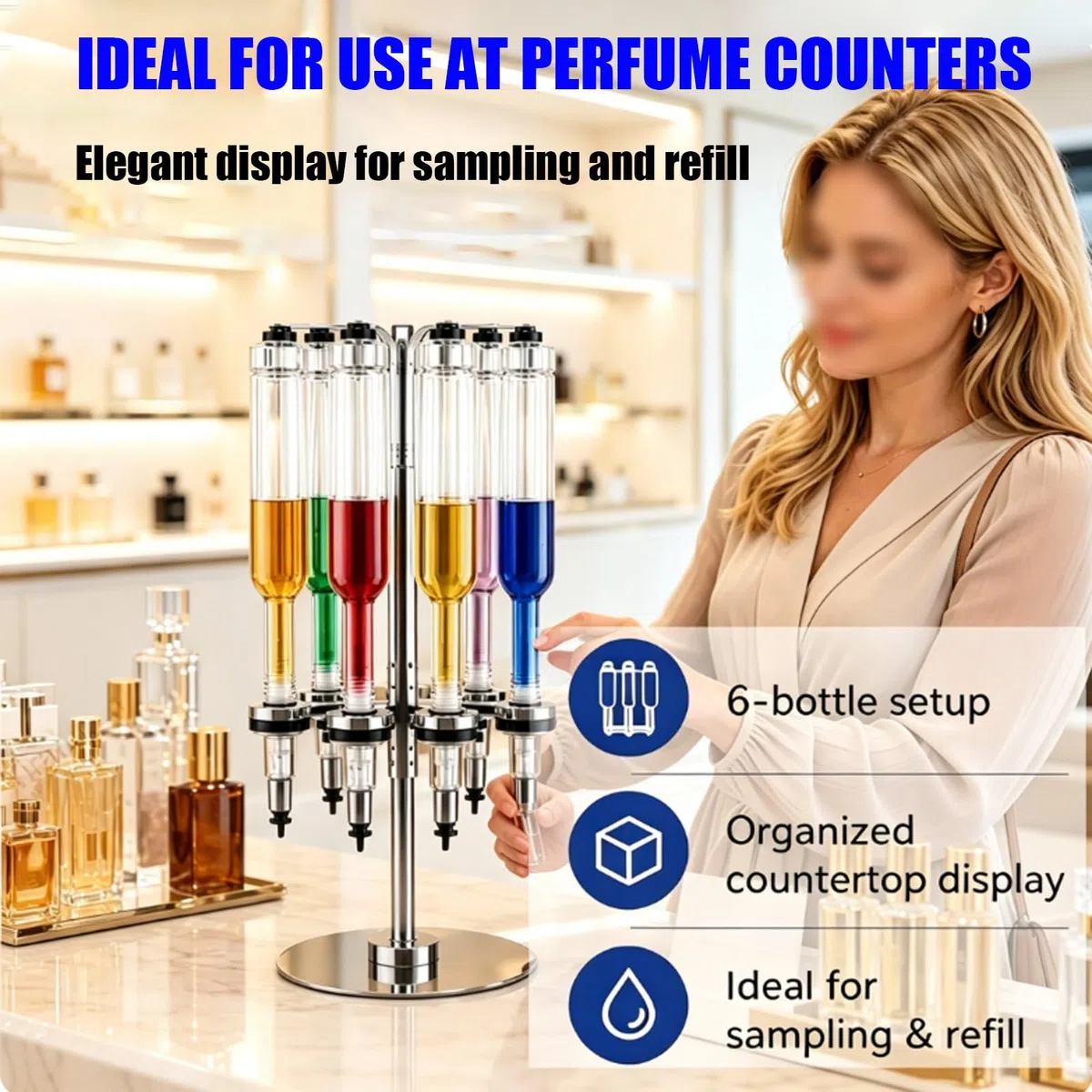Machine De Remplissage De Liquides à 6 TêTes Avec Outils De Transfert 500ML