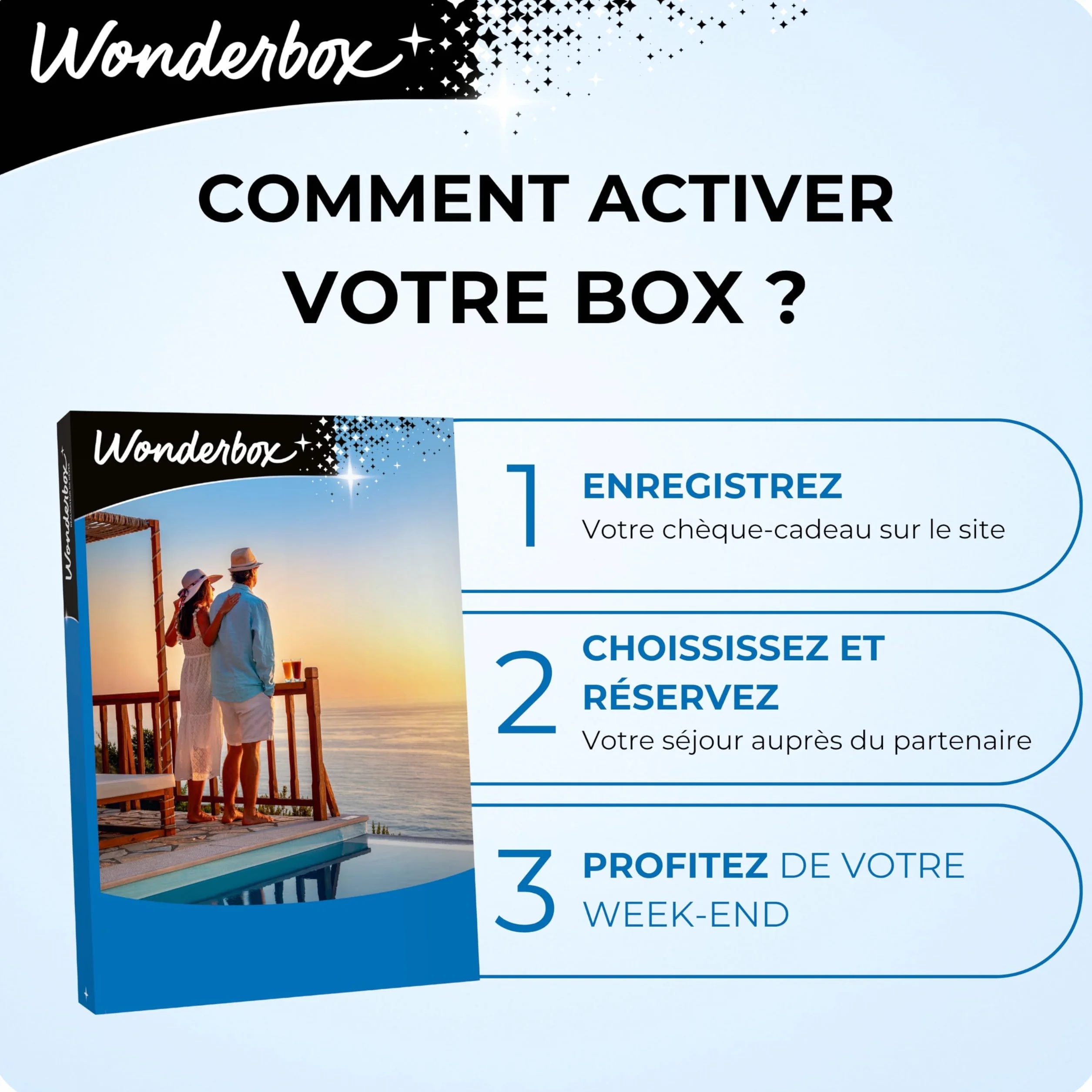 Wonderbox - 3 Jours Châteaux Et Délices - Coffret Cadeau - Idée Cadeau Séjours