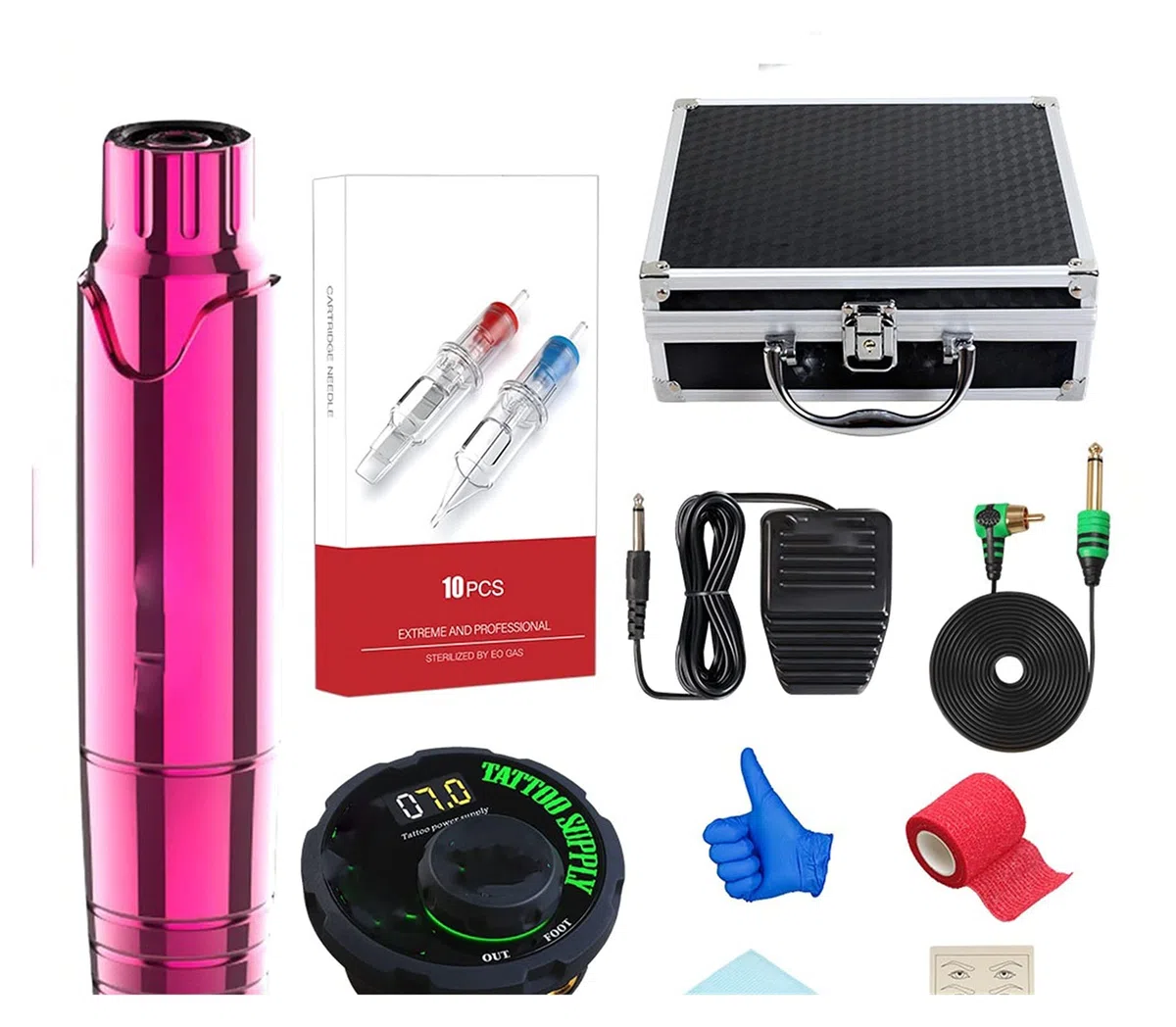 Kit de maquillage permanent pour eyeliner - Mini alimentation pour tatoueur