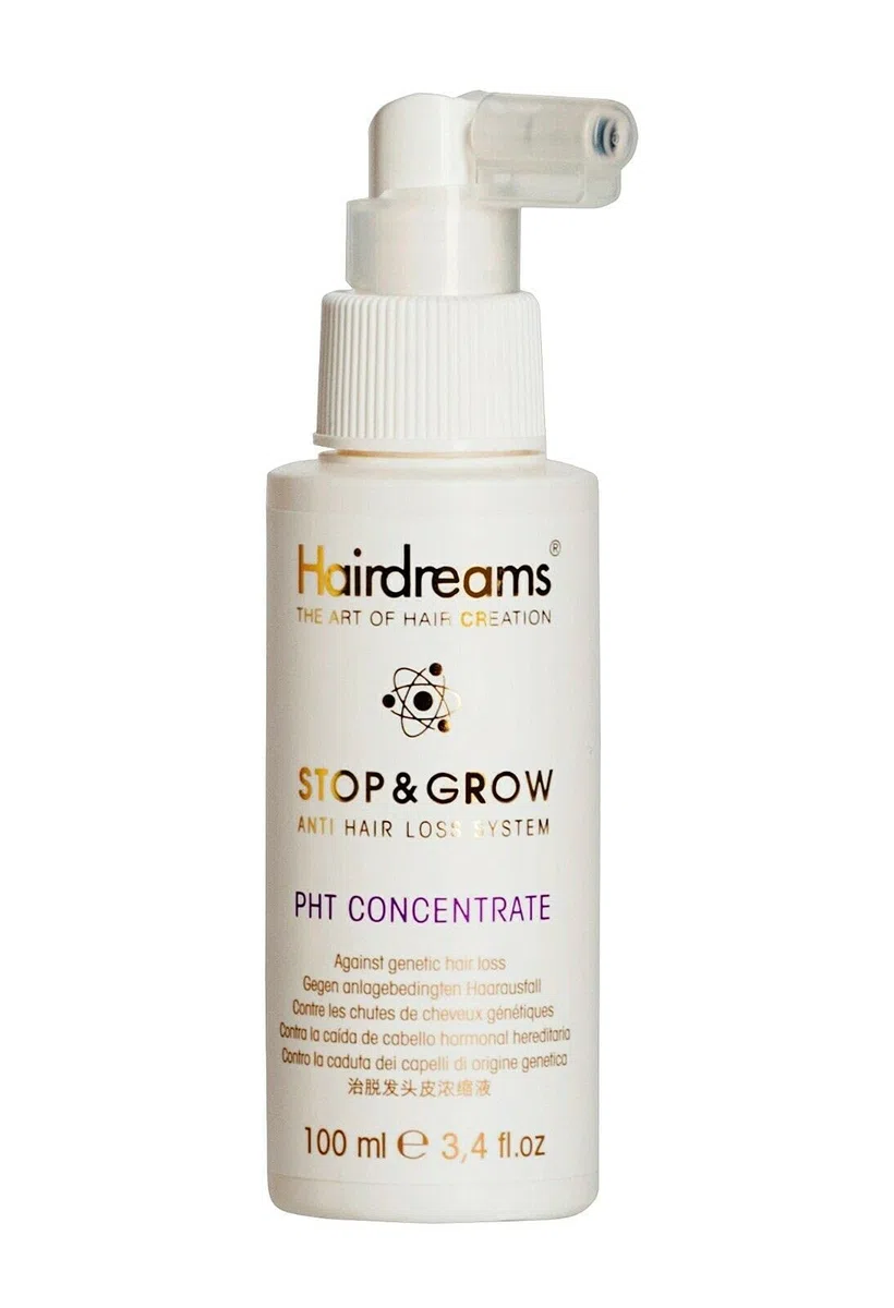 Hairdreams Stop & Grow Concentré Hairtonic, utilisé, scientifiquement, contre la perte de cheveux héréditaire chez les femmes et les hommes auparavant, jusqu'à 14 000 nouveaux cheveux en trois mois…