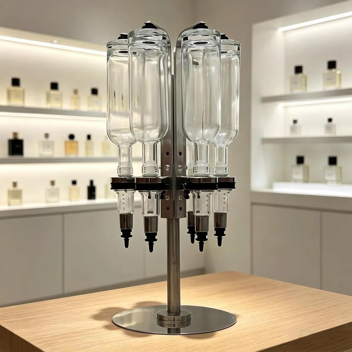 Distributeur De Parfum Manuel, Station De Pompe De Recharge De
