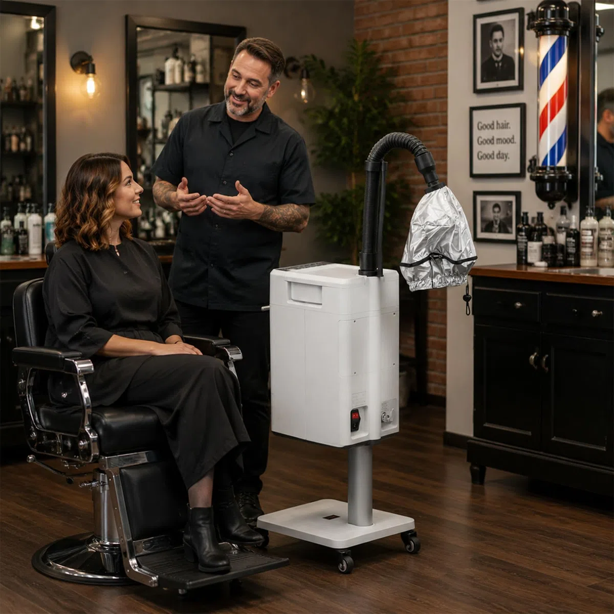 Défroisseur de cheveux hydratant pour salon de coiffure - Multifonctionnel